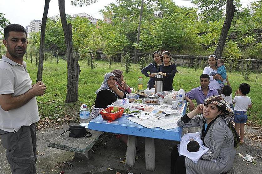 TEM otoyolunda sahur yaptılar