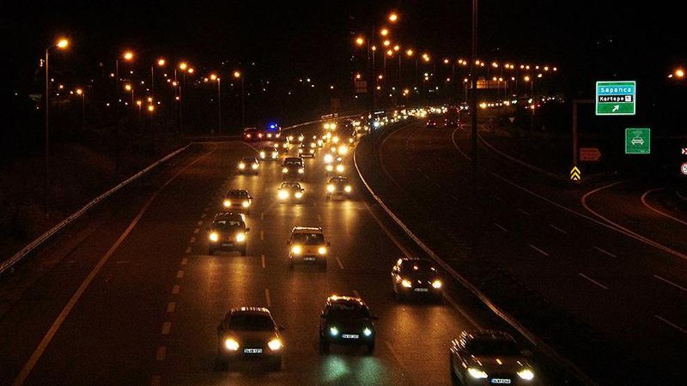 TEM otoyolunda sahur yaptılar