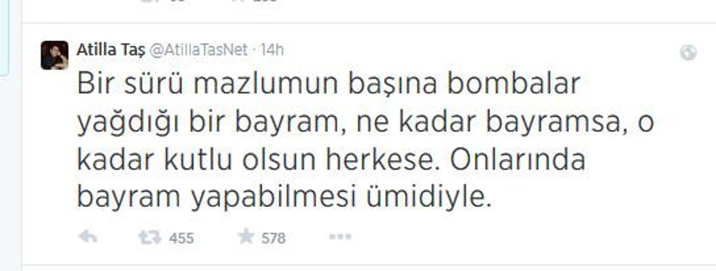 Ünlülerin bayram mesajları