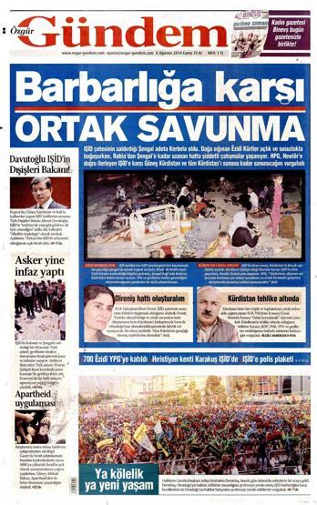 8 Ağustos gazete manşetleri