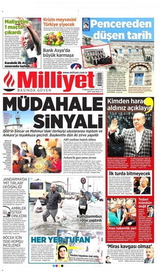 8 Ağustos gazete manşetleri