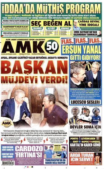 8 Ağustos gazete manşetleri