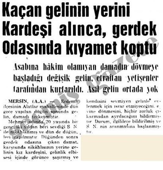 Geçmiş gazetelerden akıllara zarar haberler