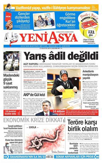 13 Ağustos gazete manşetleri