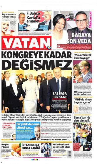 13 Ağustos gazete manşetleri