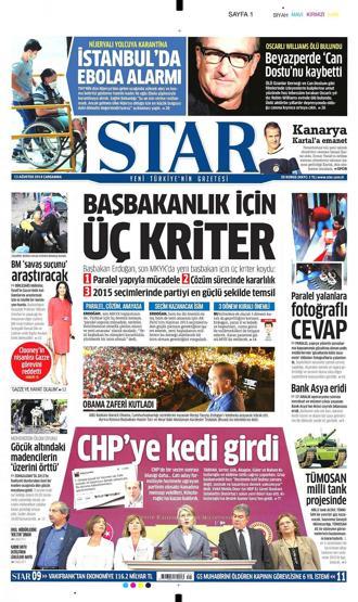 13 Ağustos gazete manşetleri