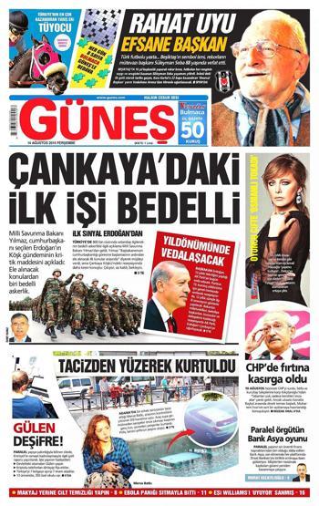 14 Ağustos gazete manşetleri