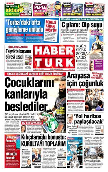 15 Ağustos gazete manşetleri