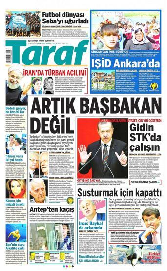 15 Ağustos gazete manşetleri
