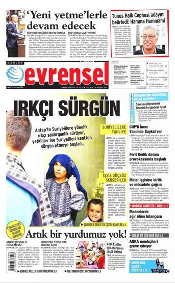 15 Ağustos gazete manşetleri