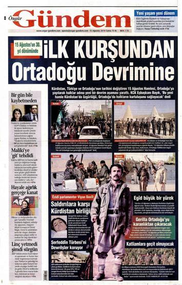15 Ağustos gazete manşetleri