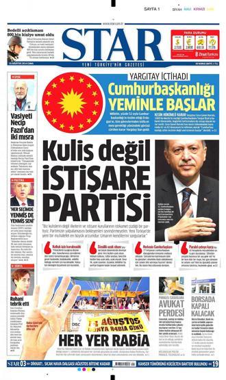 15 Ağustos gazete manşetleri