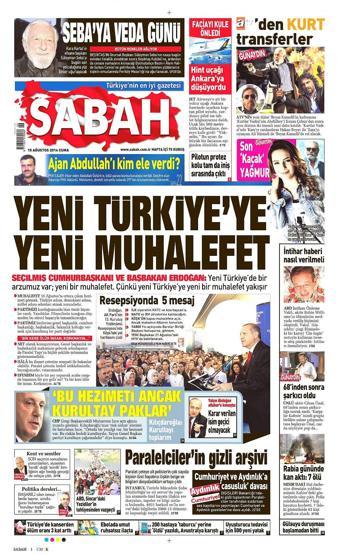 15 Ağustos gazete manşetleri