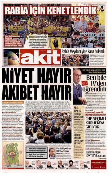 15 Ağustos gazete manşetleri