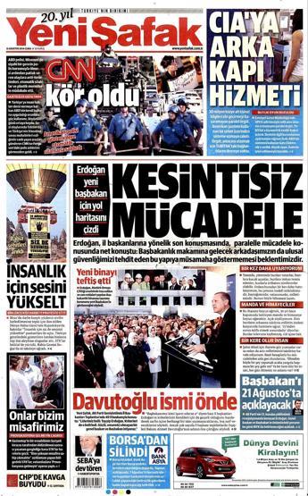 15 Ağustos gazete manşetleri