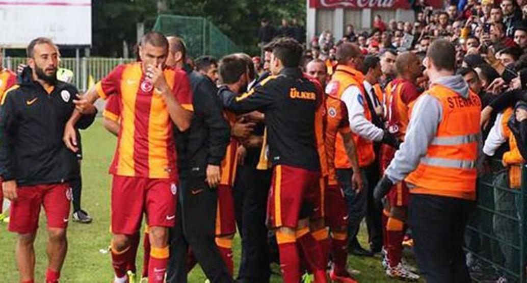 Burak Yılmaz taraftarlarla tartıştı