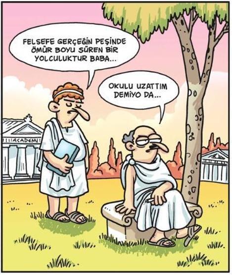 Karikatürcülerin gözünden felsefe