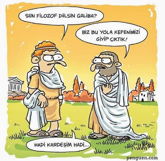 Karikatürcülerin gözünden felsefe