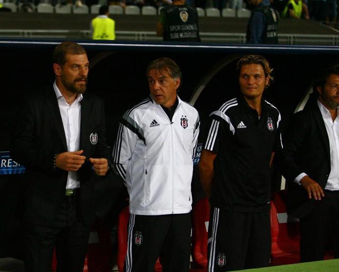 Beşiktaş - Arsenal maçından kareler