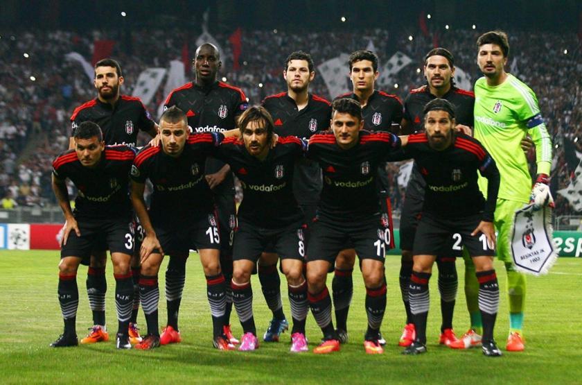 Beşiktaş - Arsenal maçından kareler