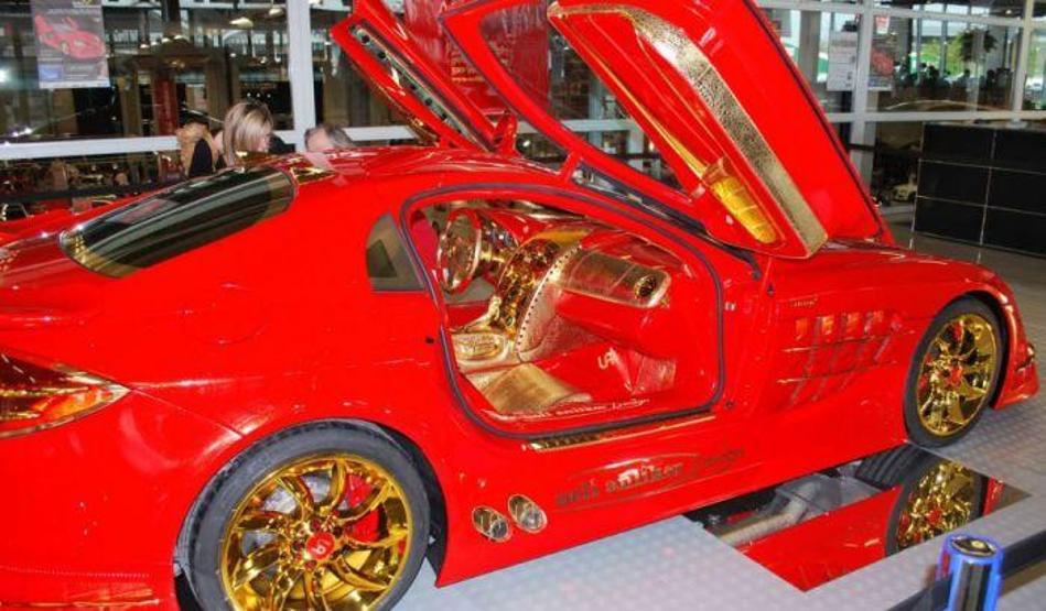 10 milyon dolarlık altın kaplama Mercedes