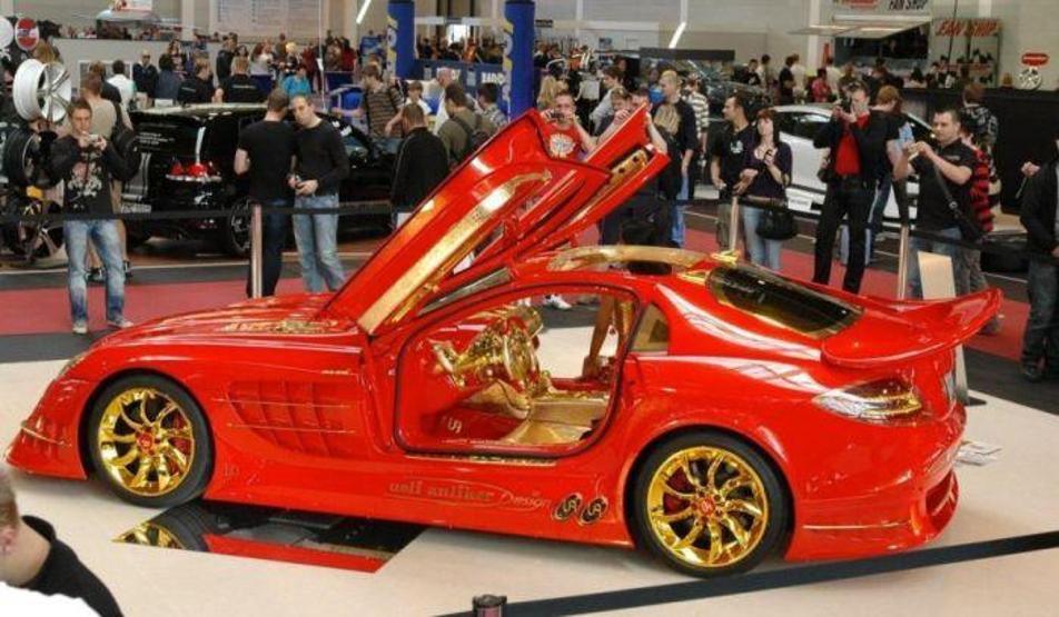 10 milyon dolarlık altın kaplama Mercedes