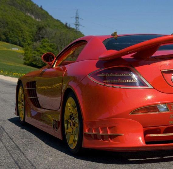 10 milyon dolarlık altın kaplama Mercedes