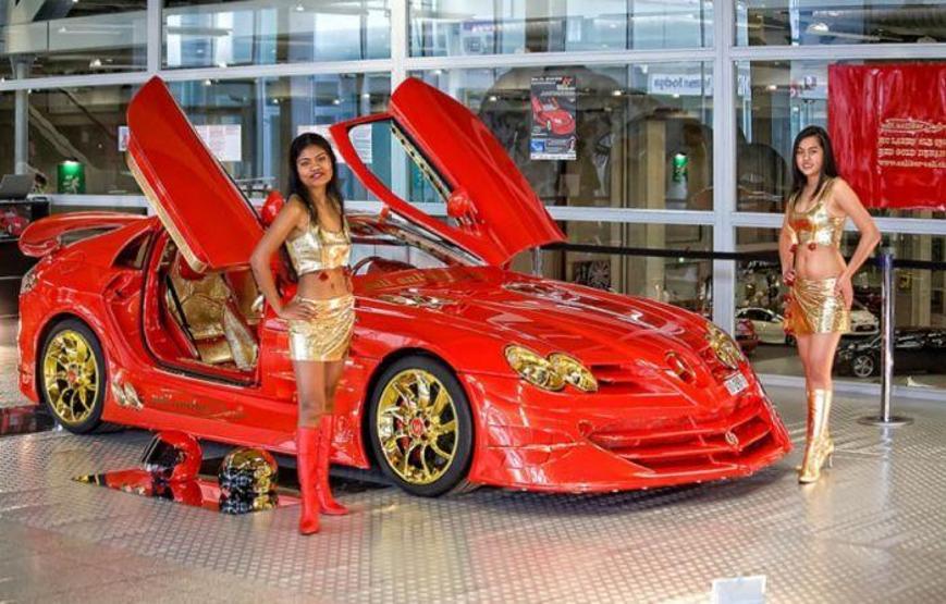 10 milyon dolarlık altın kaplama Mercedes