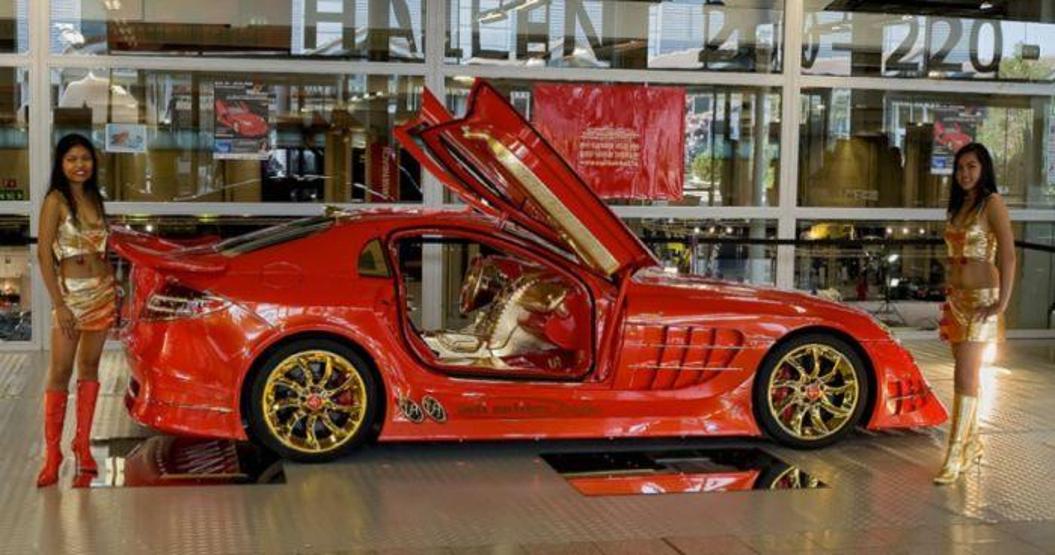 10 milyon dolarlık altın kaplama Mercedes