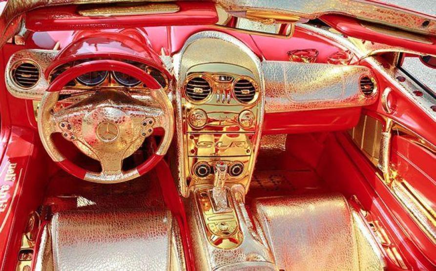 10 milyon dolarlık altın kaplama Mercedes