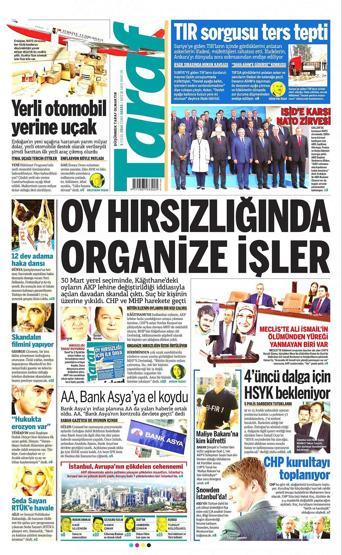 5 Eylül gazete manşetleri