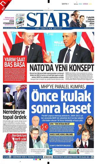 Gazete manşetleri... (6 Eylül 2014)