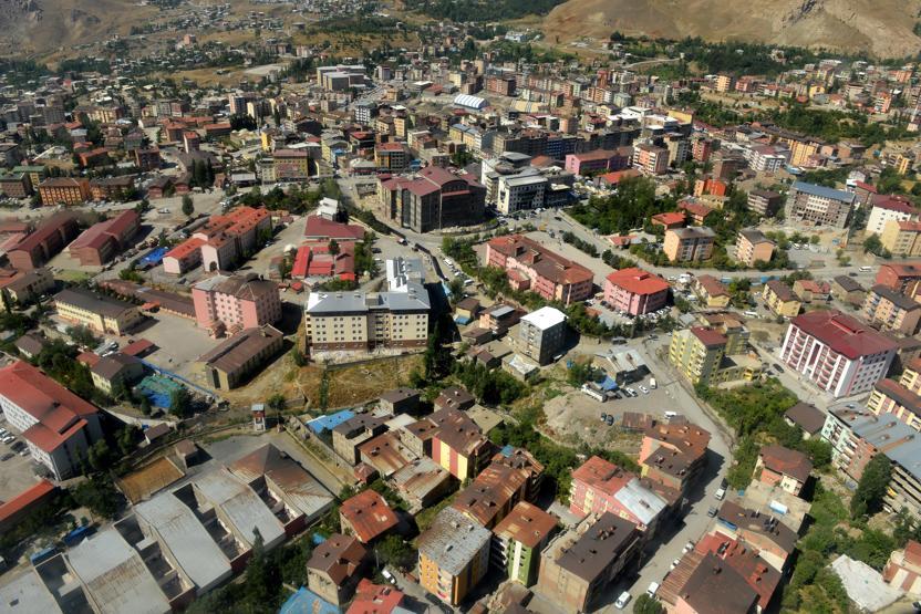 Kuş bakışı Van ve Hakkari