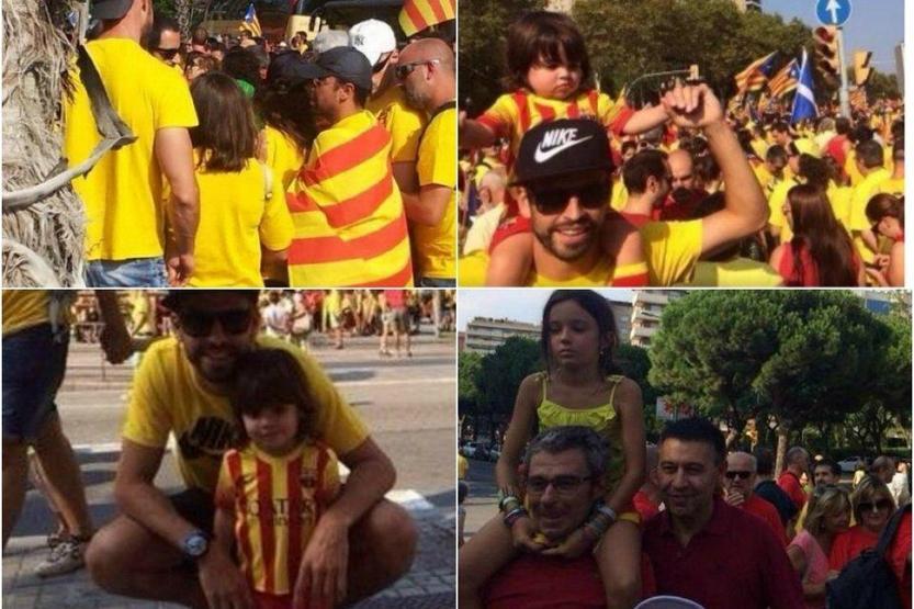 Barcelonalı futbolcular siyaset yaptı