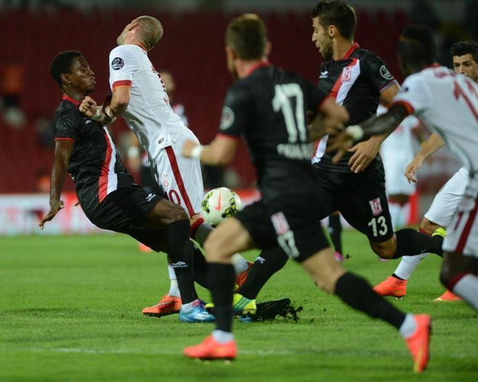 Balıkesirspor - Galatasaray maçından çarpıcı kareler