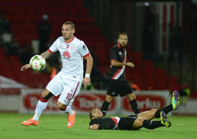 Balıkesirspor - Galatasaray maçından çarpıcı kareler