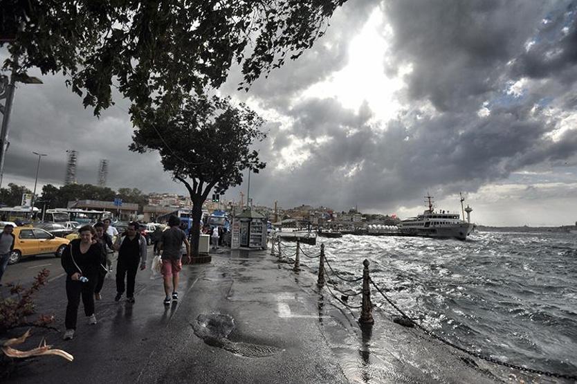 İstanbulda fırtına