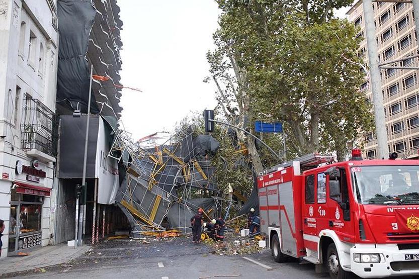 İstanbulda fırtına