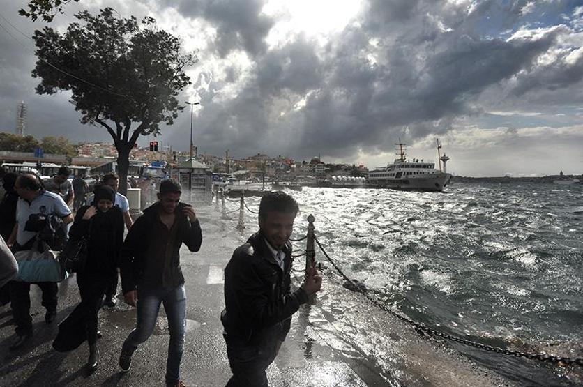 İstanbulda fırtına