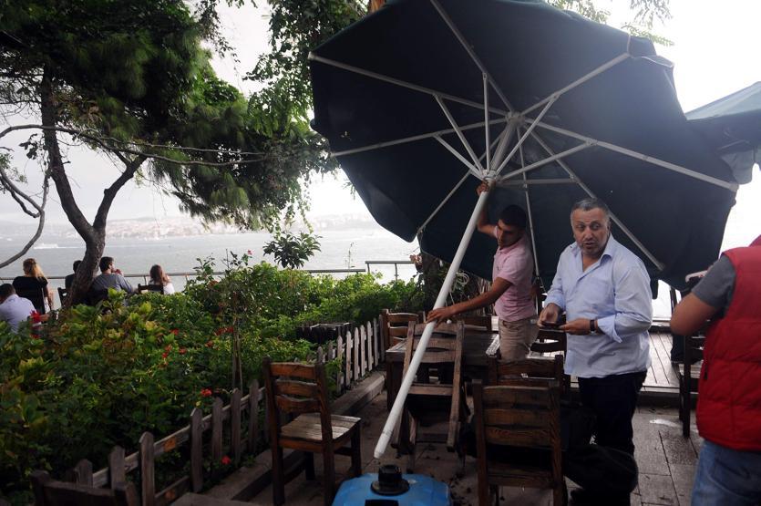 İstanbulda fırtına
