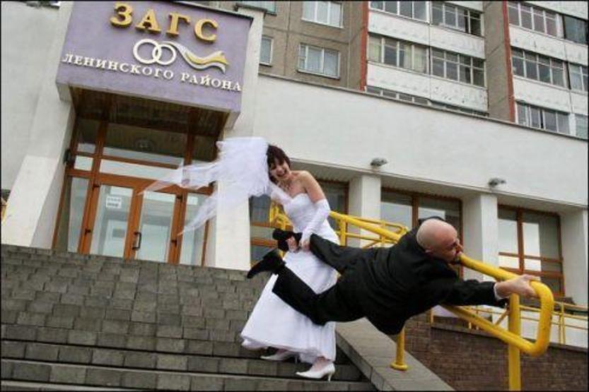 En komik düğün fotoğrafları