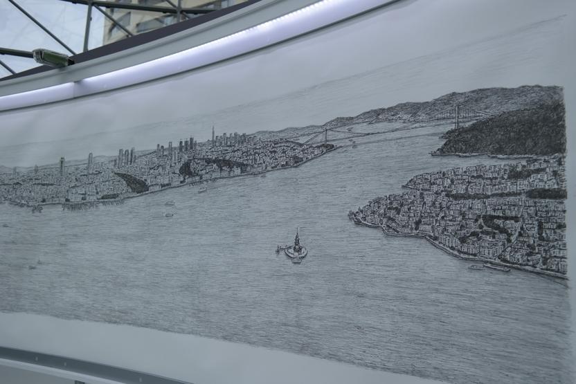 Dahi bellek İstanbulu çizdi