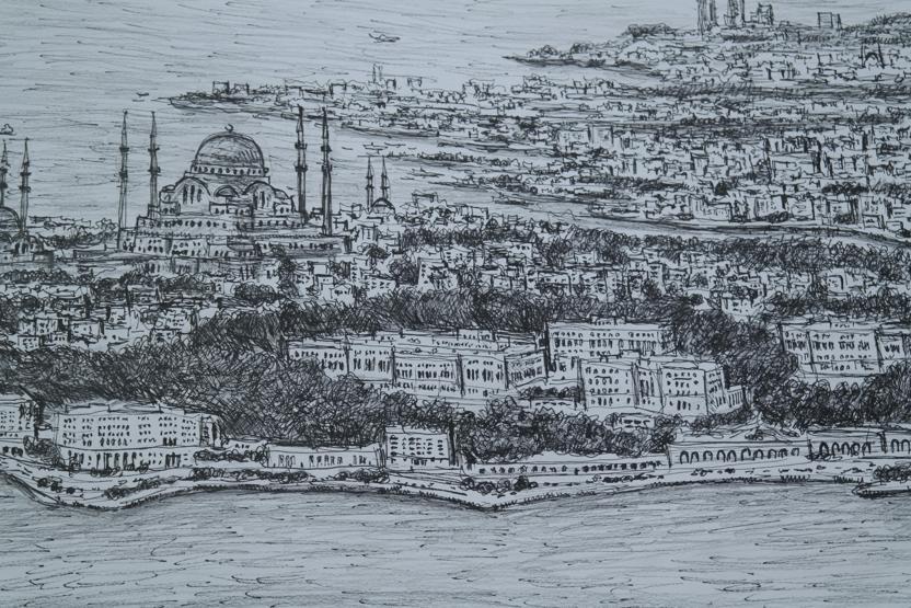 Dahi bellek İstanbulu çizdi