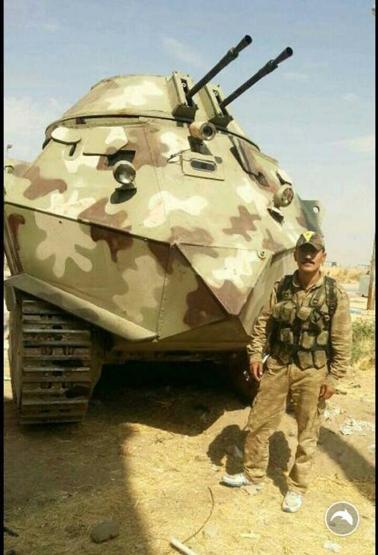 YPG ve peşmergenin ev yapımı tankları