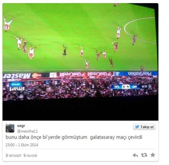 Arsenal - GS maçı sonrası Twitter Capsleri