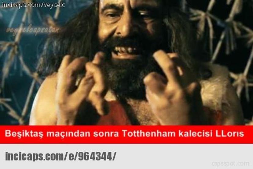 Beşiktaş, Tottenham maçı capsleri
