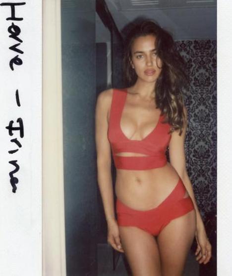 Irina Shaykın da fotoğrafları çalındı