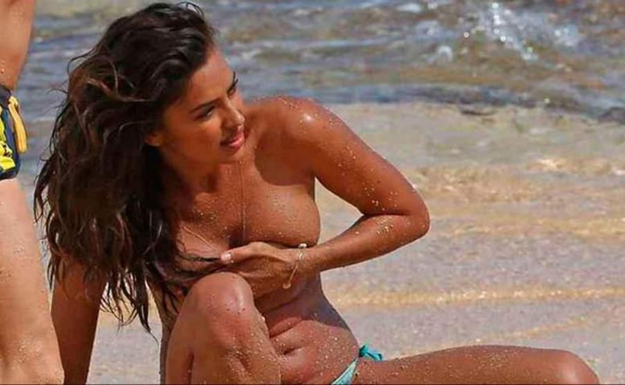 Irina Shaykın da fotoğrafları çalındı