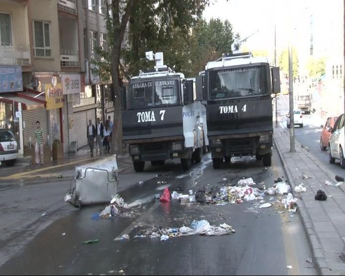 Ankaradaki Kobani eylemine müdahale