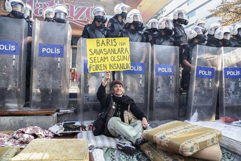 Ankaradaki Kobani eylemine müdahale
